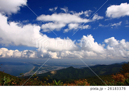 秋の春香山から見る石狩湾と石狩平野 秋の春香山から見る石狩湾と石狩平野 26183376