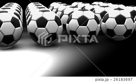 サッカーボールのイラスト素材