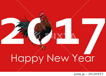 2017年酉年年賀状 26184955