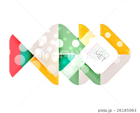 Colorful squares, geometric elements 26185063