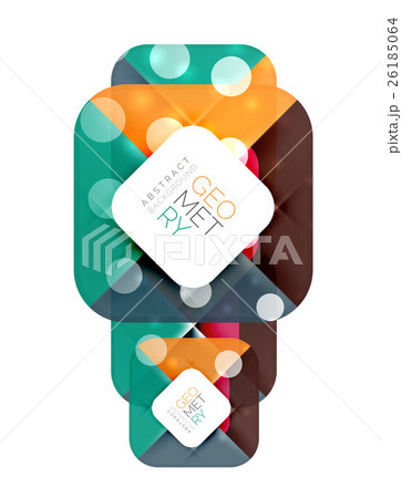 Colorful squares, geometric elements Colorful squares, geometric elements 26185064