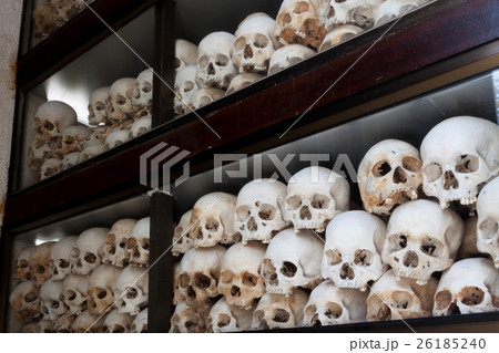 カンボジアのプノンペン郊外にあるキリング・フィールド 26185240