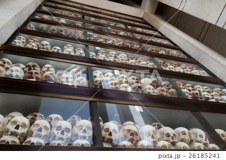 カンボジアのプノンペン郊外にあるキリング・フィールド 26185241