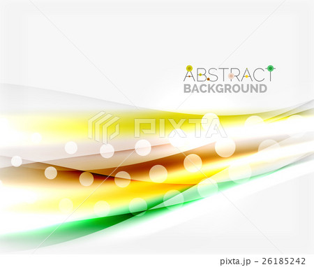 Color wavy lines with light shiny effects 26185242