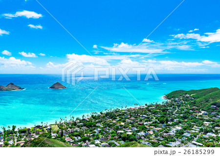 ハワイ オアフ島カイルア・ラニカイビーチ「天国の海」 ハワイ オアフ島カイルア・ラニカイビーチ「天国の海」 26185299