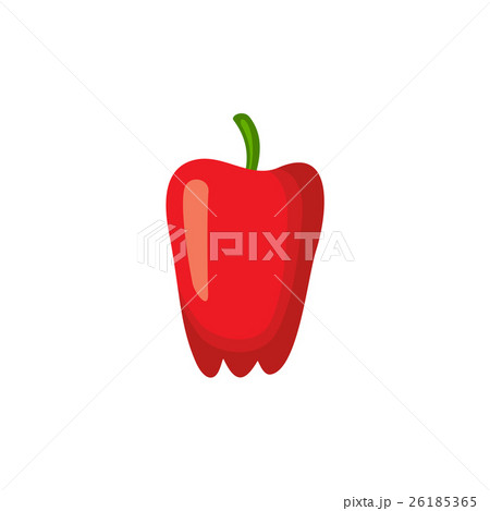 Red pepper on a white background Red pepper on a white background 26185365