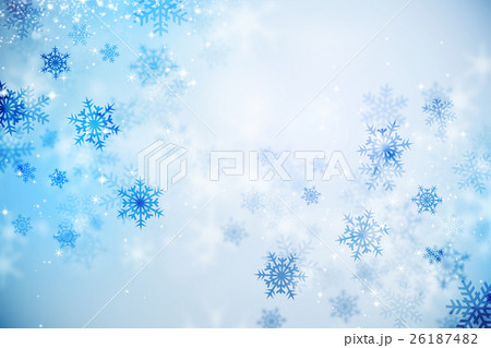 Blue Snow Background Blue Snow Background 26187482