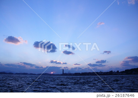 夕暮れの海 26187646