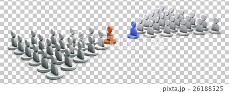 対峙する二つの勢力のリーダー 26188525