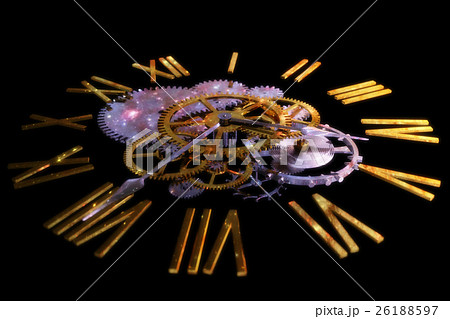 機械時計 時のコンセプトのイラスト素材