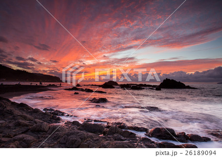 日の出 朝焼け 朝日 26189094