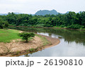 Curve of Kwai Noi river in Kanchanaburi, Thailand 26190810