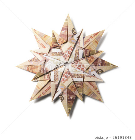 Money Origami snowflake 26191848