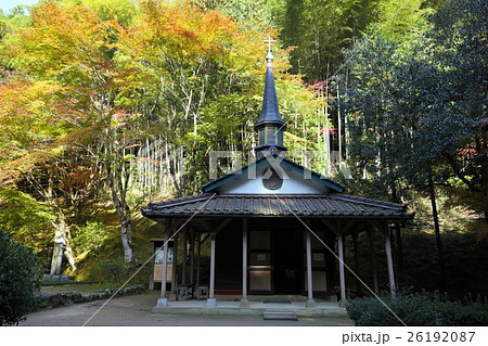 津和野 乙女峠マリア聖堂 紅葉 津和野 乙女峠マリア聖堂 紅葉 26192087