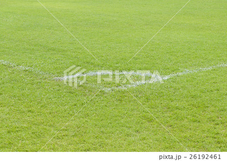 Corner football field Corner football field 26192461