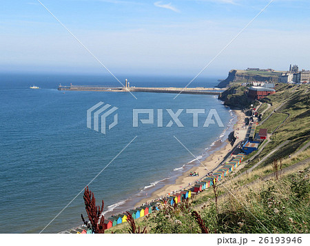ウィットビー・クリフからビーチを見下ろす 26193946