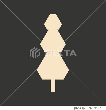 Flat in black and white mobile application tree Flat in black and white mobile application tree 26194642