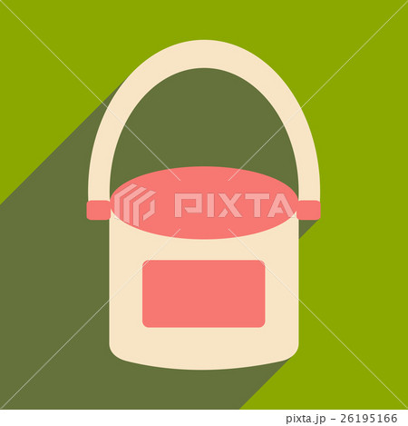 Flat with shadow icon and mobile application 26195166