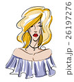 Sketch Portrait of Beautiful Fashion Woman 26197276