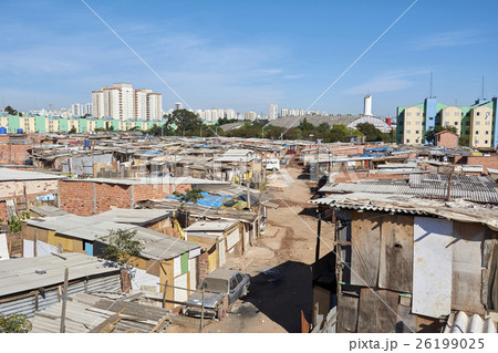 Favela in Sao Paulo city. 26199025