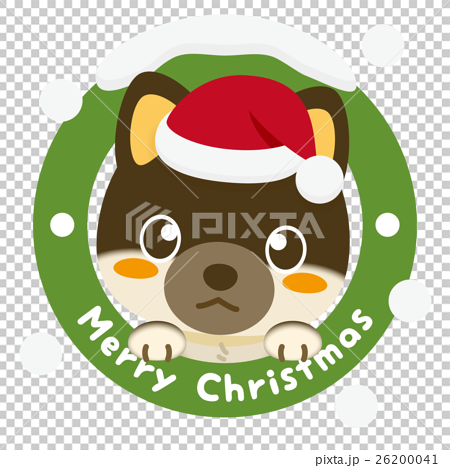 いぬっこ倶楽部 クリスマス 柴犬（黒） 26200041