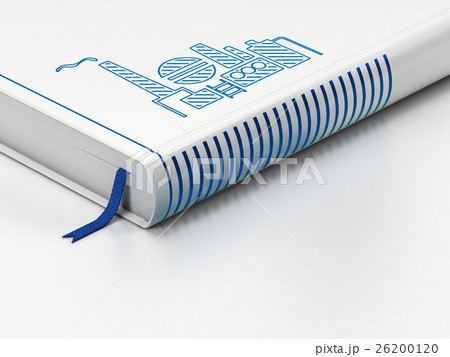 Business concept: closed book, Oil And Gas Indusry 26200120