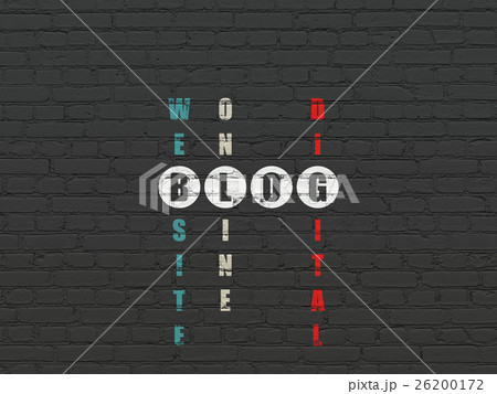Web design concept: Blog in Crossword Puzzle Web design concept: Blog in Crossword Puzzle 26200172