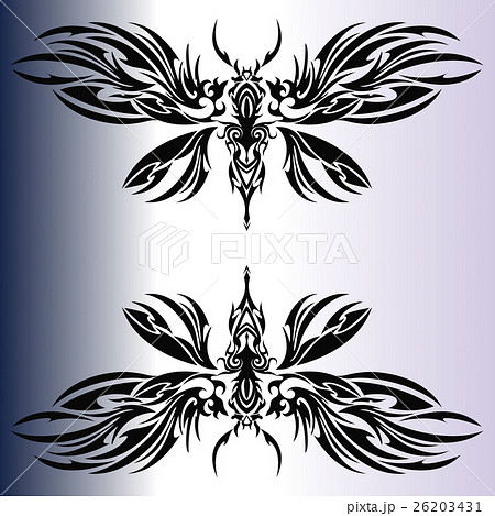 トライバル 蜂のデザインのイラスト素材 26203431 Pixta