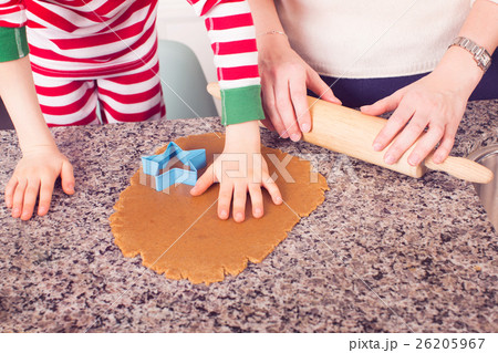 family cooking at christmas time family cooking at christmas time 26205967