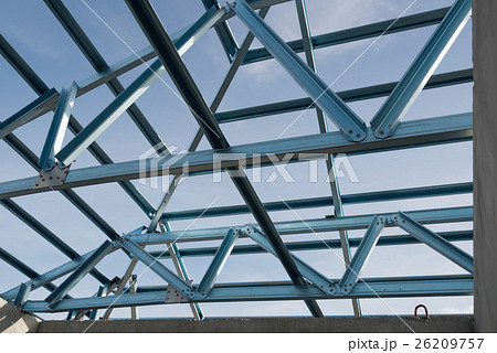 Structure of steel roof. Structure of steel roof. 26209757