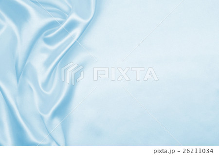 Smooth elegant blue silk or satin luxury cloth  26211034