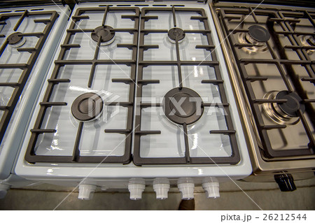 Close-up image of gas stove 26212544