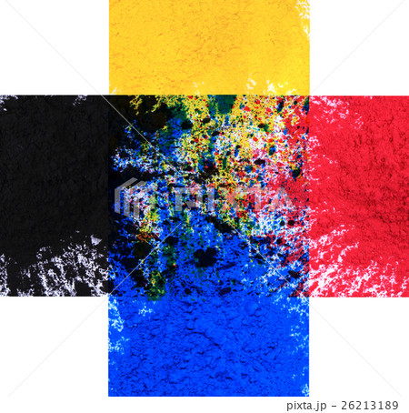 cmyk toner powder (cyan, magenta, yellow, black) cmyk toner powder (cyan, magenta, yellow, black) 26213189