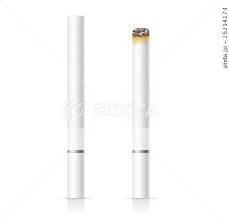 Realistic Cigarette with White Filter. Vector Realistic Cigarette with White Filter. Vector 26214173