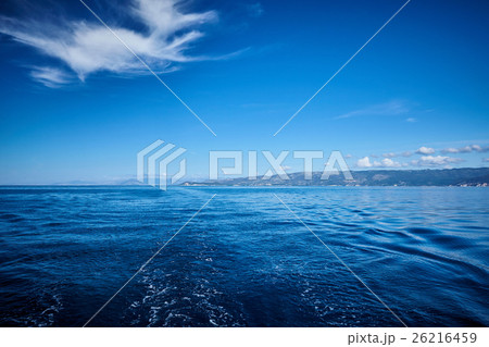 Photo of Blue Sea and Tropical Sky Clouds. Photo of Blue Sea and Tropical Sky Clouds. 26216459