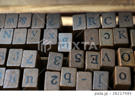 Wooden Stamps AlPhaBet digital and letters Wooden Stamps AlPhaBet digital and letters 26217495