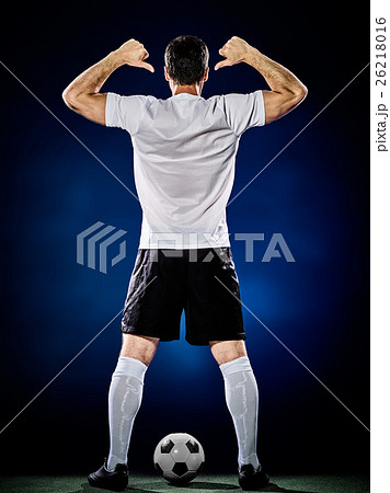 soccer player man isolated soccer player man isolated 26218016