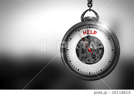 Help on Watch Face. 3D Illustration. 26218620