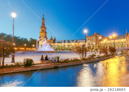 Seville. Spanish Square or Plaza de Espana. 26218665
