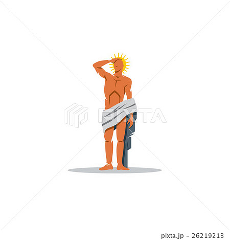 Greek Titan Helios sign. Vector Illustration. 26219213