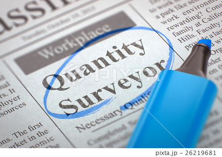 Quantity Surveyor Wanted. 3D. Quantity Surveyor Wanted. 3D. 26219681