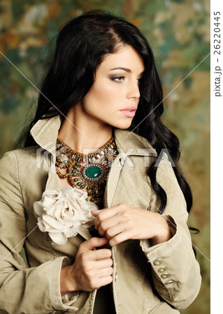 Fashion photo of young pretty girl 26220445