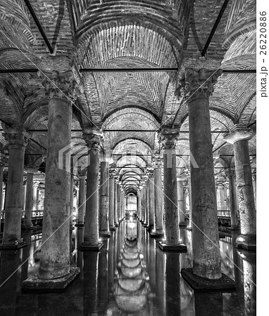The Basilica Cistern, Istanbul, Turkey. The Basilica Cistern, Istanbul, Turkey. 26220886