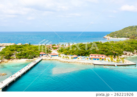 Beach and tropical resort, Labadee island, Haiti. Beach and tropical resort, Labadee island, Haiti. 26221926