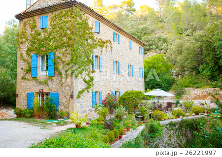 House of small typical town in Provence, France 26221997
