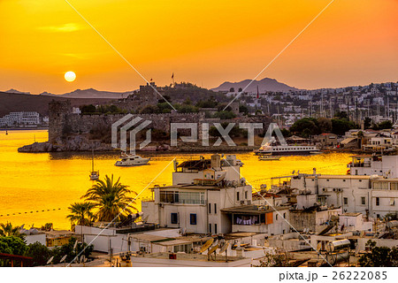 View of Bodrum Castle at Sunset, Turkey 26222085