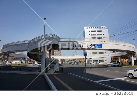 円形の菊水歩道橋 26223019