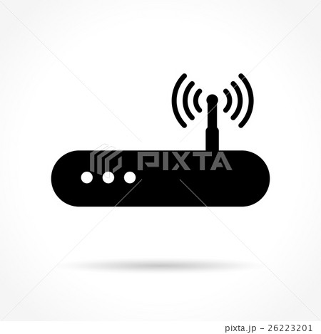router icon on white background 26223201