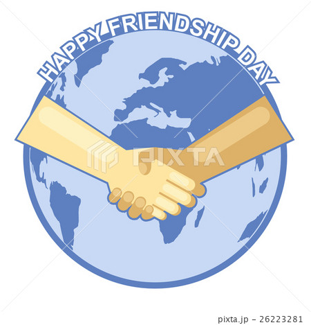 Happy friendship day card. 4 August 26223281