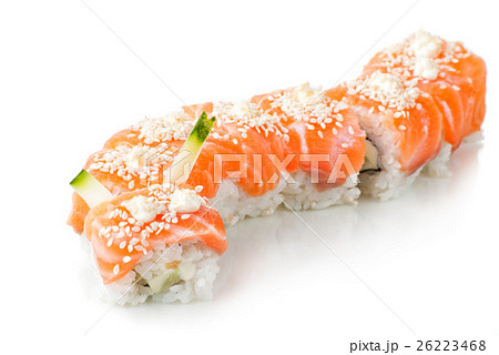 Japanese sushi made of salmon Japanese sushi made of salmon 26223468